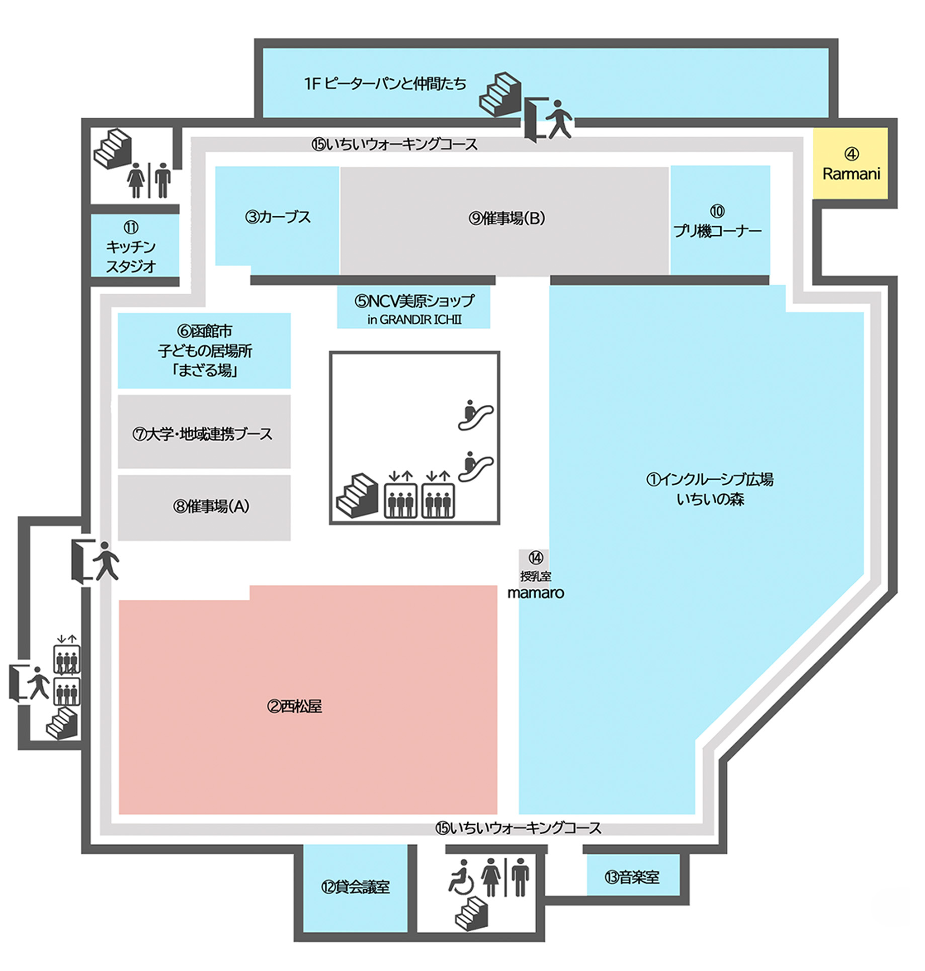 2F フロアマップ